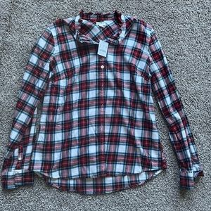 NWT J Crew Plaid Button Up